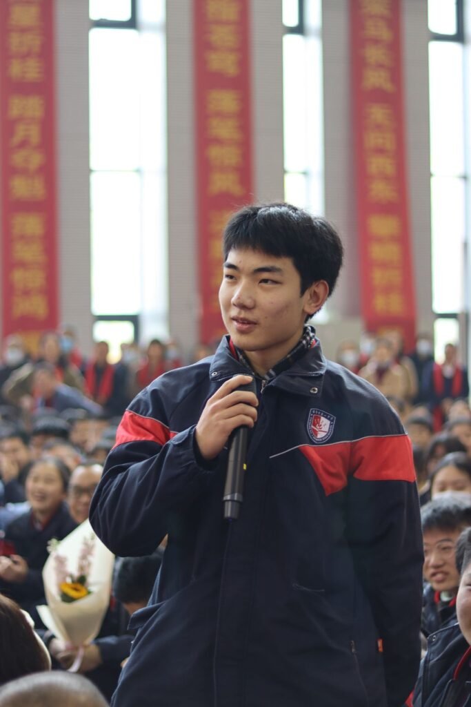 A member delivering a speech